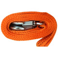 Yellow CARLIFE 3 ton nylon trailer recovery belt with eagle grappling hook