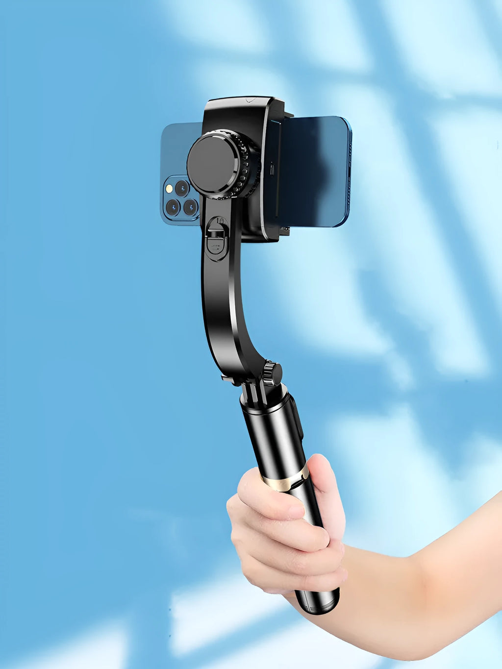 New Bastone 3-in-1 selfie stick tripod monopod Bluetooth remote stabiliser black colour