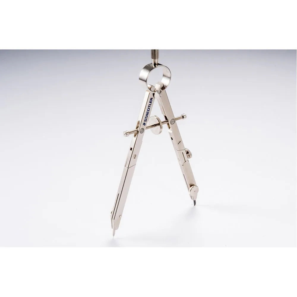 STAEDTLER 551 01 steel car compass with telescopic rod for technical drawing.