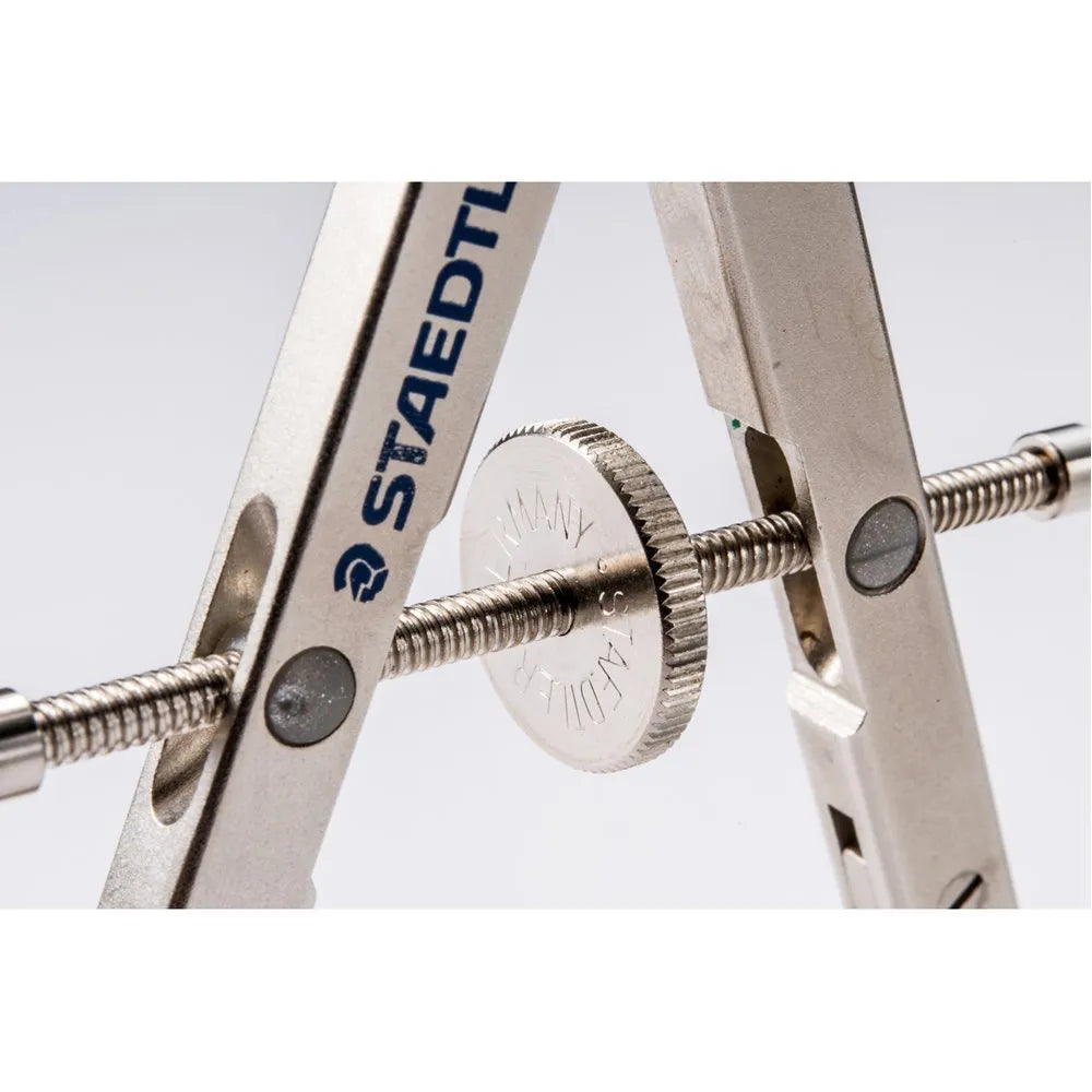 STAEDTLER 551 01 precision drawing compass with telescopic rod extended