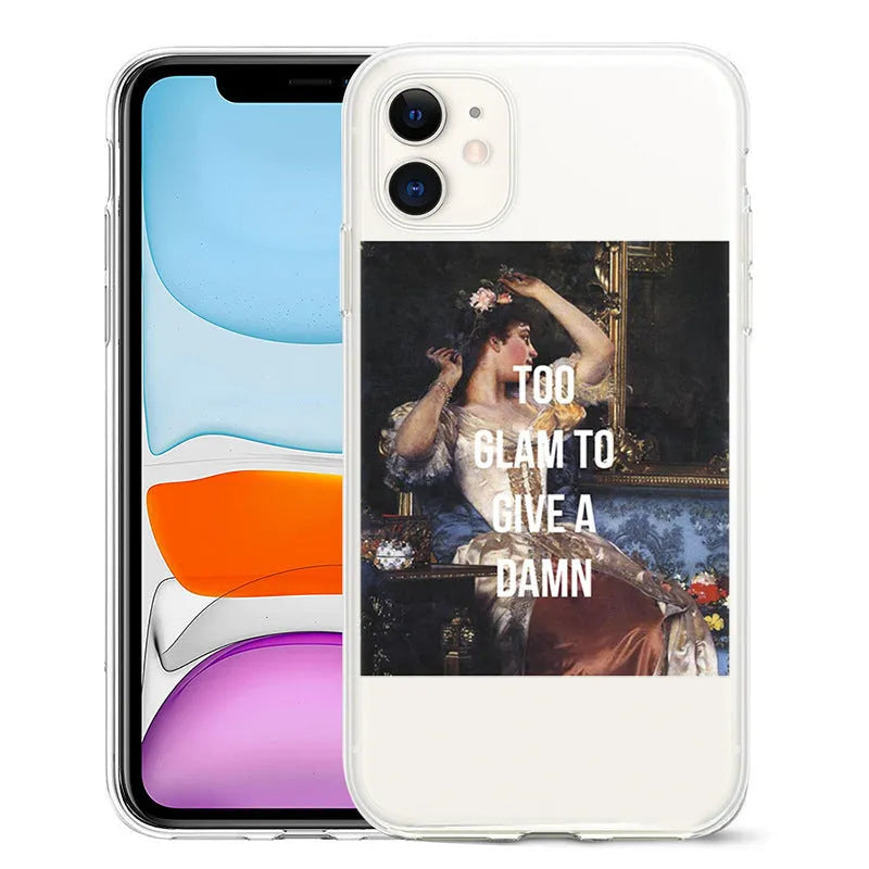 Van Gogh artwork printed TPU mobile phone case for Apple iPhone models in multiple art colour options