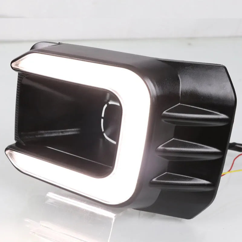 Toyota Hilux yellow two-color low profile daytime running light LED fog lamp