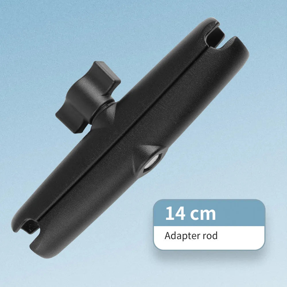 Motorcycle bracket mount for GoPro Insta360 action camera with 360 panoramic support in multiple colours