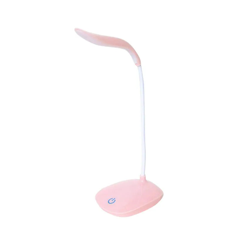 Stall LED night light with touch switch, plastic shade, mixed colour USB cable
