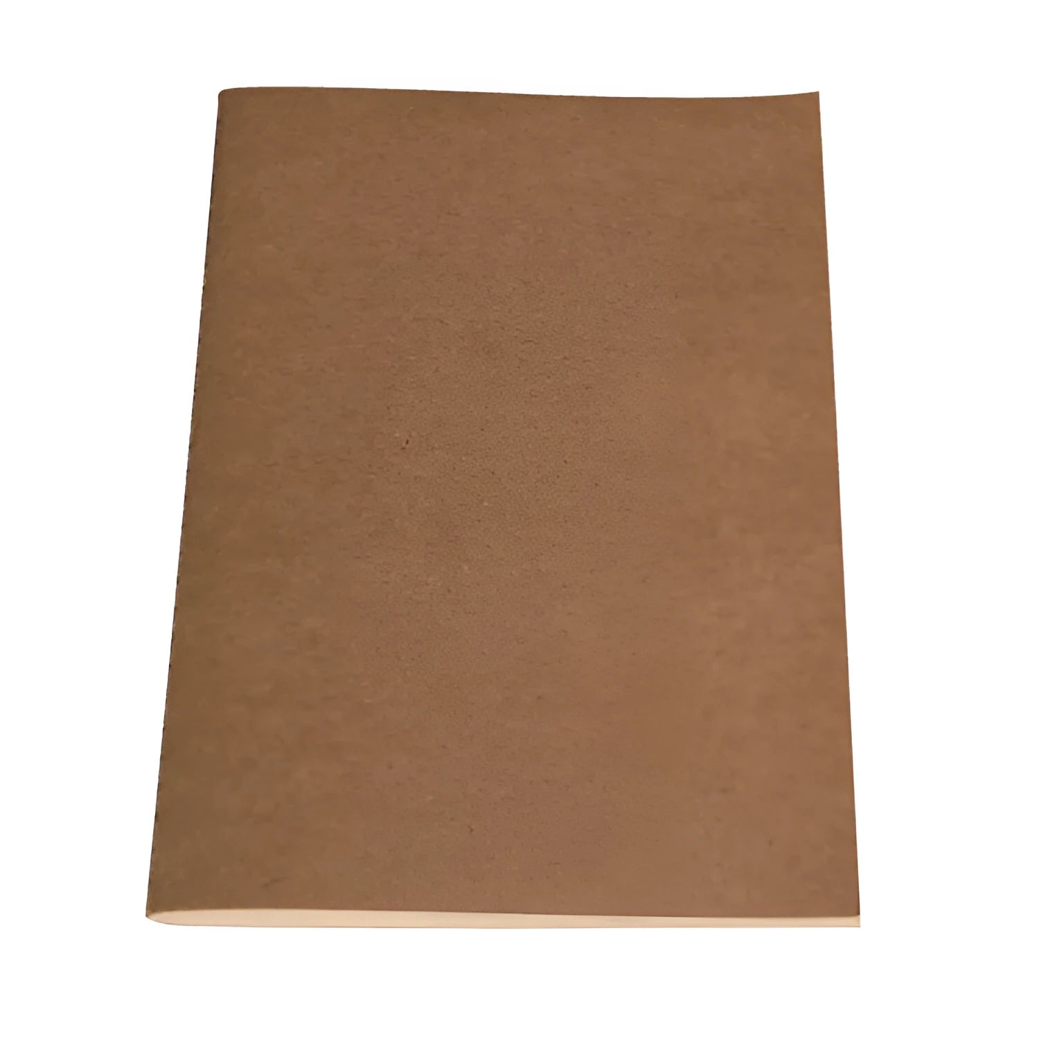 Kraft paper notebook with blank pages and car thread binding in size 210x285mm