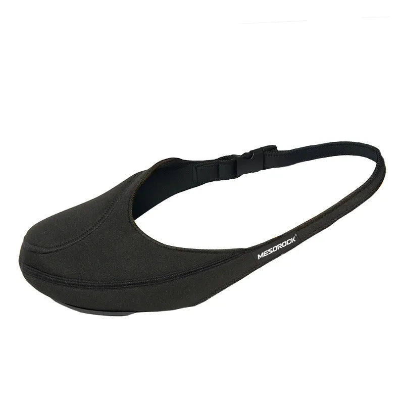 Black motorcycle gear shift shoe cover made of neoprene and TPU for shoe protection