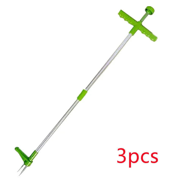 Aluminium manual weeding tool with ABS PP components for garden maintenance