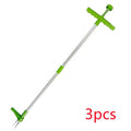 Aluminium manual weeding tool with ABS PP components for garden maintenance