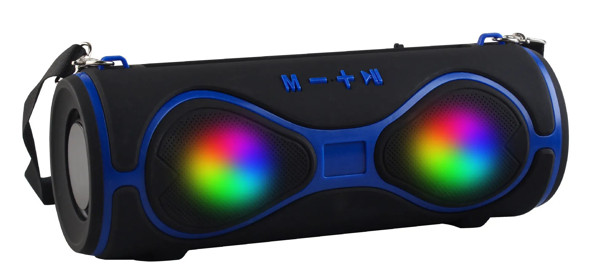 Lantern multifunctional Bluetooth speaker with integrated phone stand and carry strap in five colour options