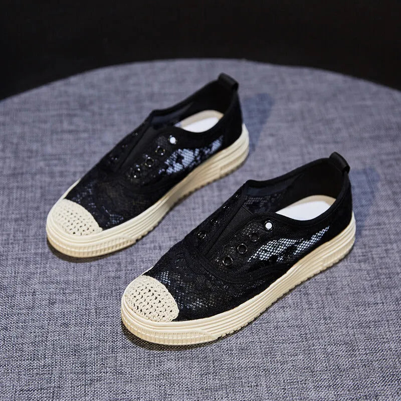 Women's fisherman shoes with rubber sole in black or apricot, casual summer style, sizes 35-40