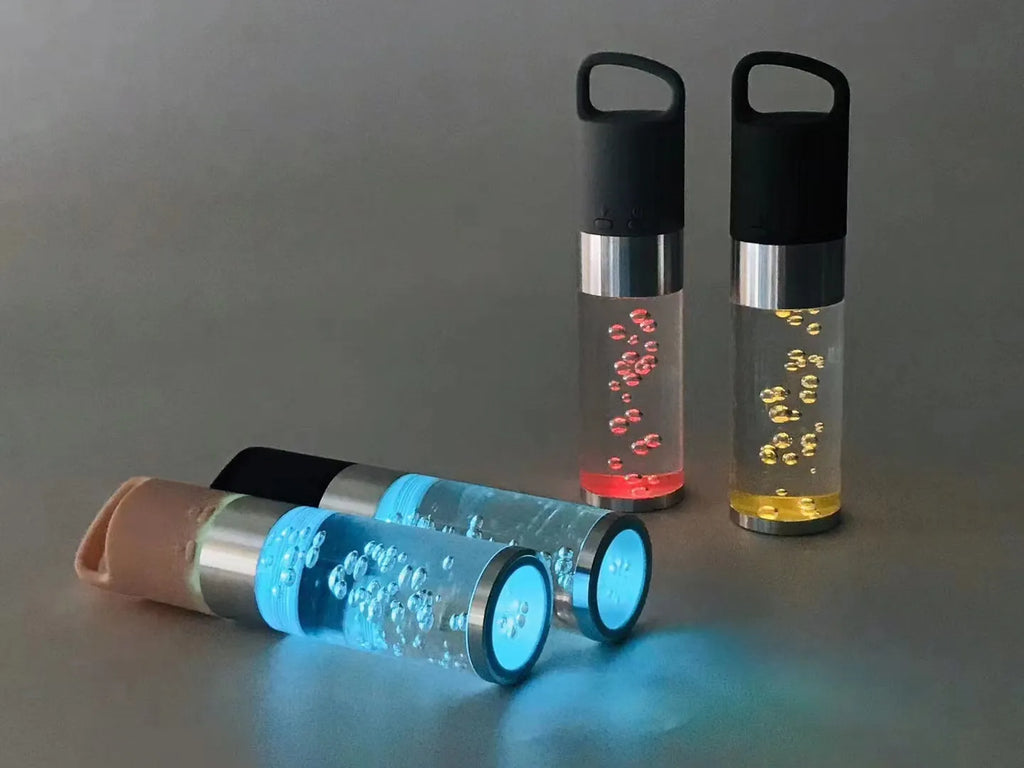 Portable Bluetooth speaker with crystal lights in colourful cartoon design