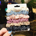 Children's hair accessories set with autumn colour hair rings and macaron-style head ropes
