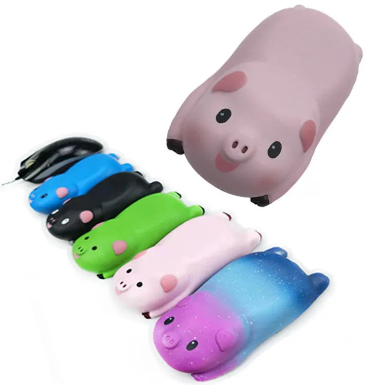 Non-slip wrist pad mouse pad in black with PU cushion and cloth base 130x70mm
