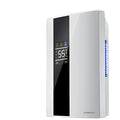 White household dehumidifier with electronic controls and 2.2 litre water tank for compact spaces
