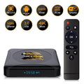 Android HD network player set-top box with 4GB RAM 64GB storage and UK plug