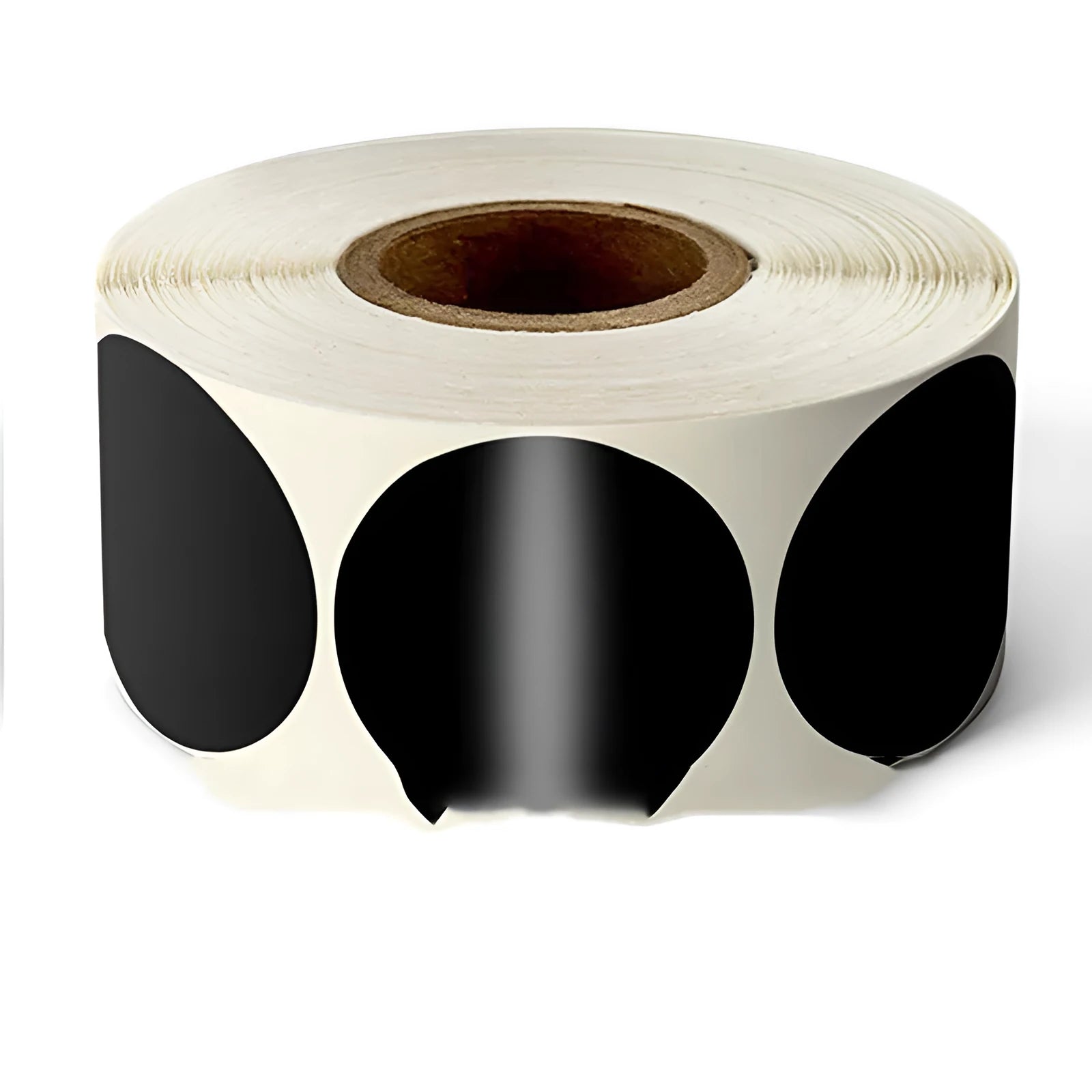 Round colour marker sticker roll paper in nine colours with 500 sheets per roll