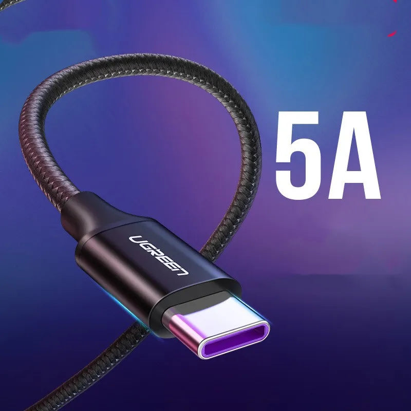 Greenlink USB 3.0 type C data cable in black with male to male connectors