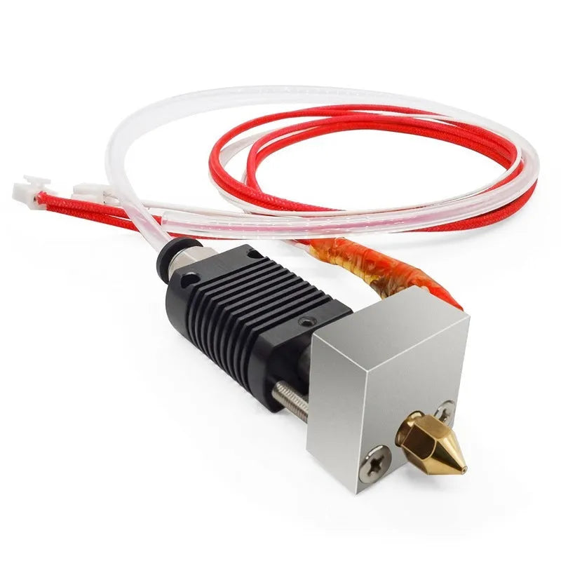 Anet 3D printer hot end kit stainless steel extrusion head for ET4 ET5 series – top view