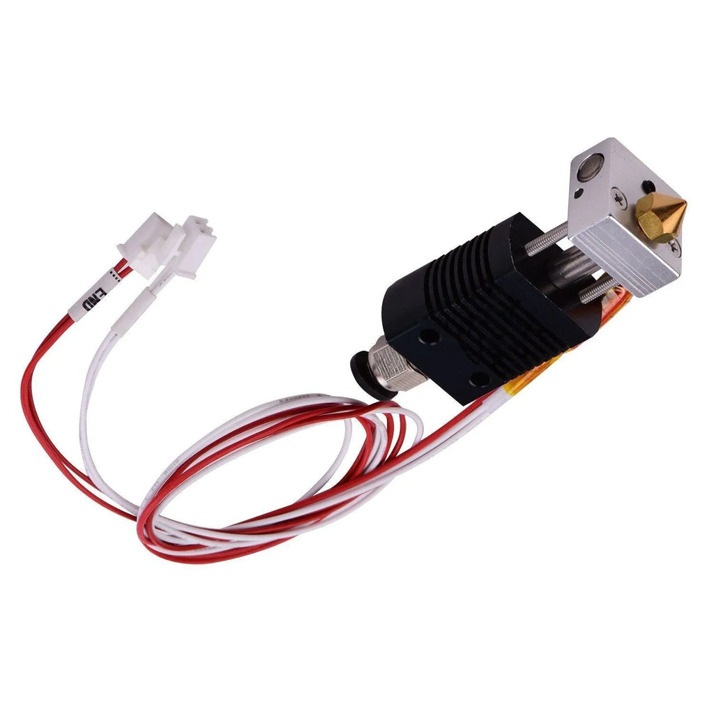 Anet 3D printer hot end kit stainless steel extrusion head for ET4 ET5 series – top view