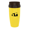 Twist top lidless double wall insulated travel cup with silicone membrane seal, 300ml, available in multiple colour styles