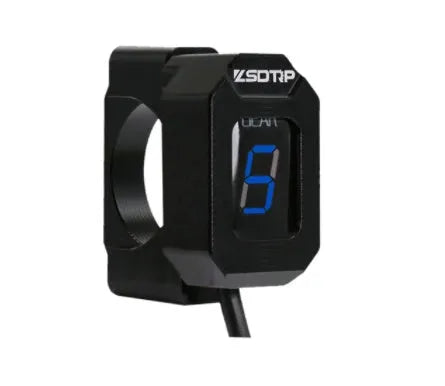 Gear position digital counter with black shell and red lettering display