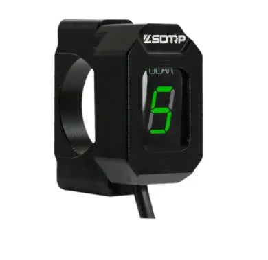 Gear position digital counter with black shell and red lettering display