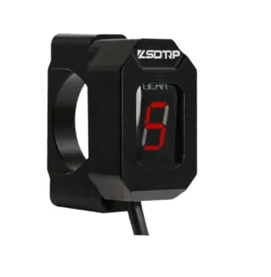Gear position digital counter with black shell and red lettering display