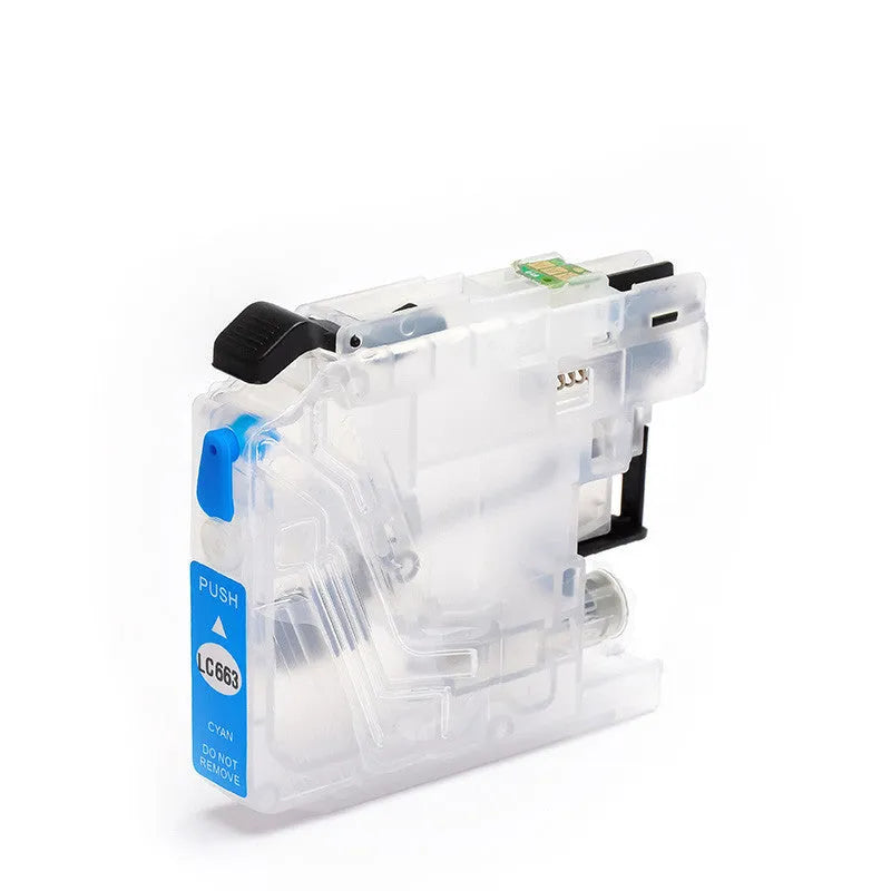 Brother compatible refill ink cartridges in black, cyan, magenta, and yellow