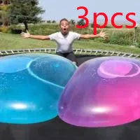 Inflatable TPR bouncy ball in pink, yellow, green, and blue colours with size options from 40 cm to 120 cm diameter