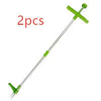 Aluminium manual weeding tool with ABS PP components for garden maintenance