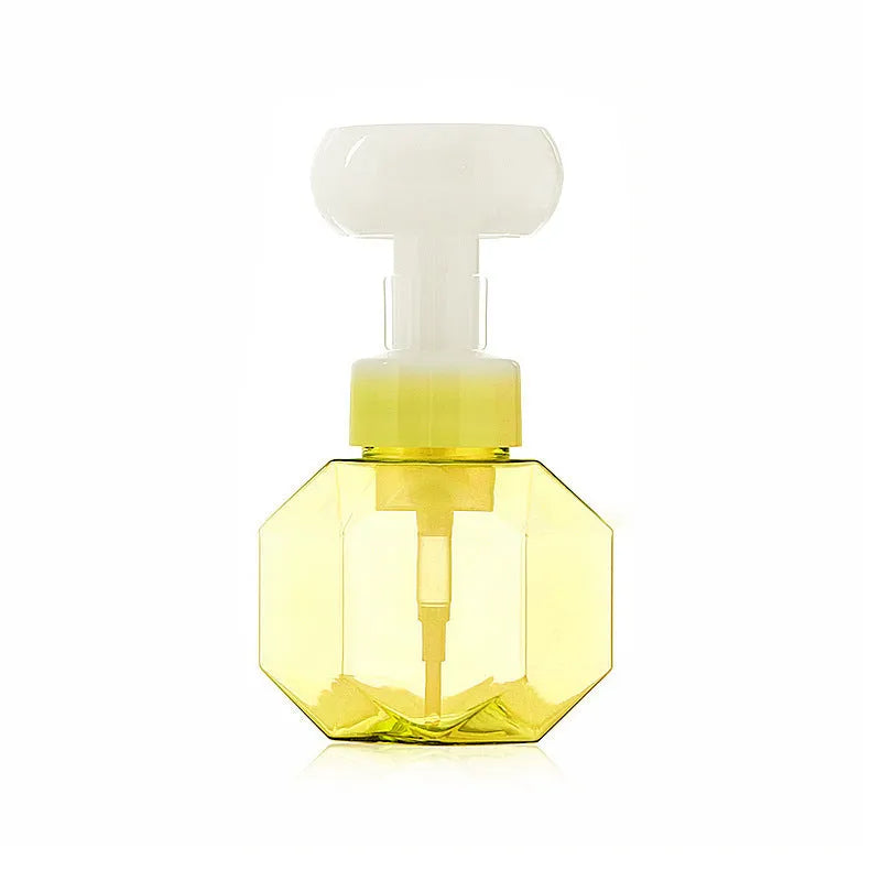Colourful flower foam bottle with non-woven fabric inserts for craft and sensory play