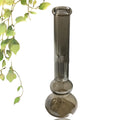 Pure colour geometric glass vase decoration on a table