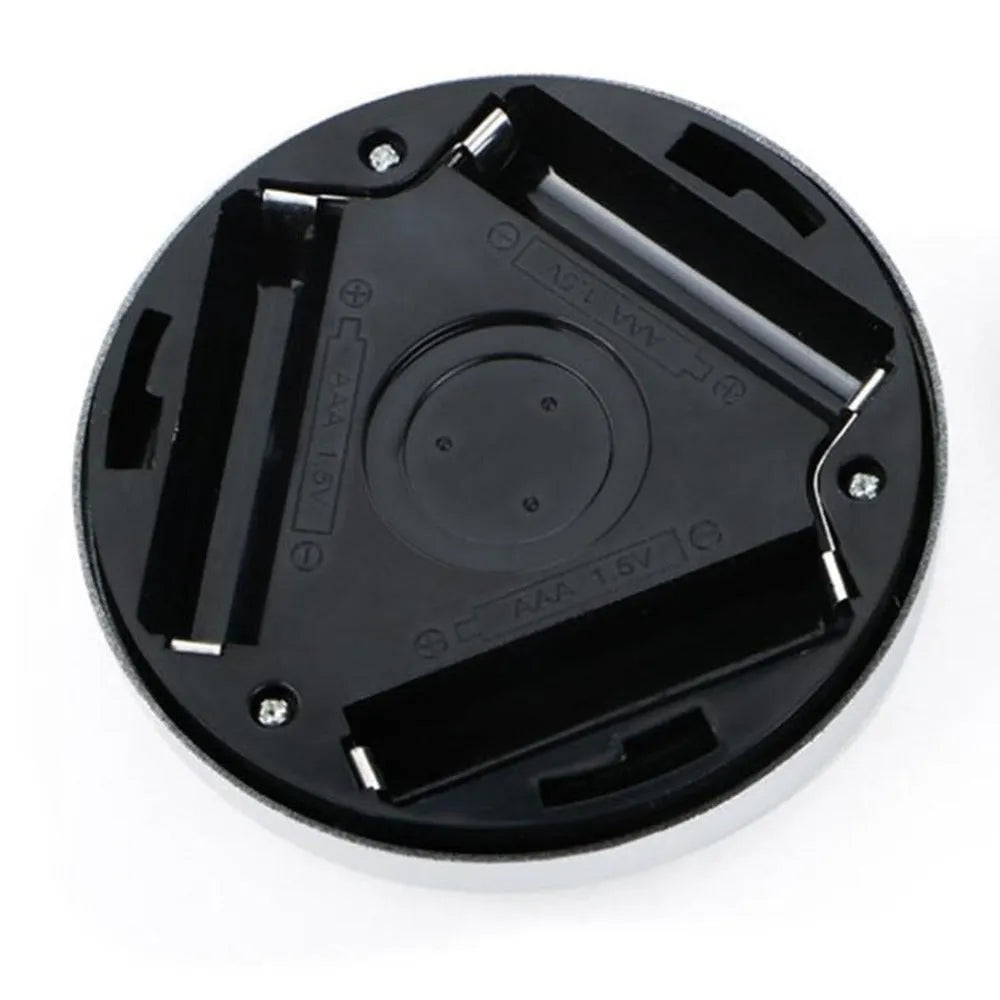 Silver square wireless motion sensor night light for cupboards and hallways.