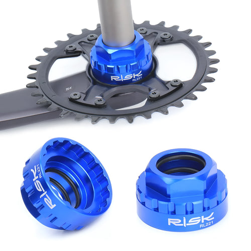 Blue aluminium alloy wrench for SRAM 12-speed direct mount disc brake rotor removal