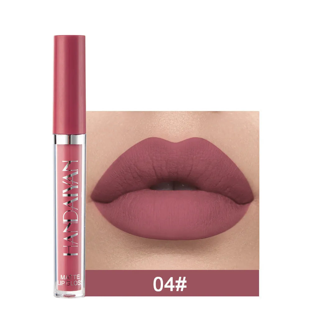 HANDAIYAN matte non-stick cup lip gloss in 2.5ml liquid lipstick format
