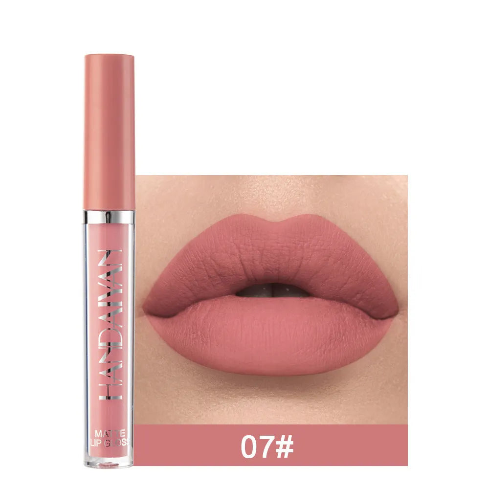 HANDAIYAN matte non-stick cup lip gloss in 2.5ml liquid lipstick format