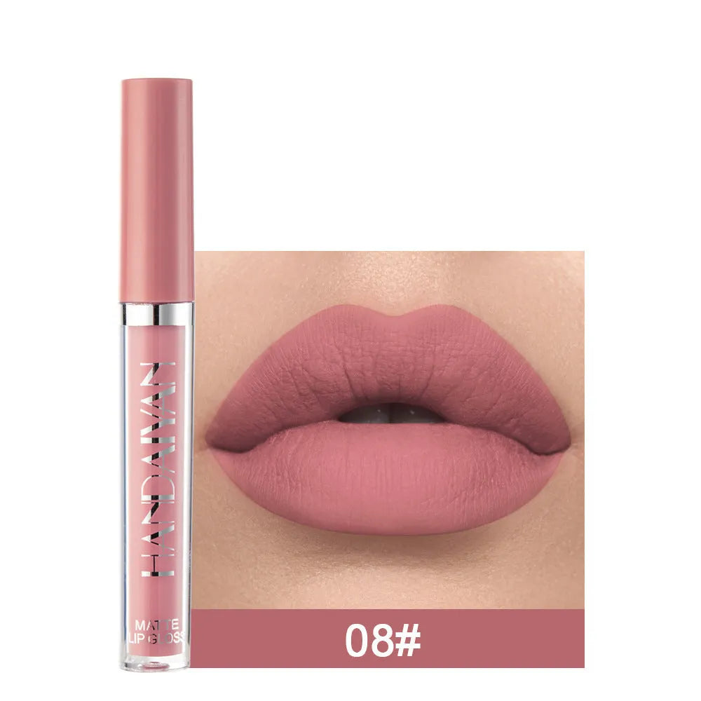 HANDAIYAN matte non-stick cup lip gloss in 2.5ml liquid lipstick format