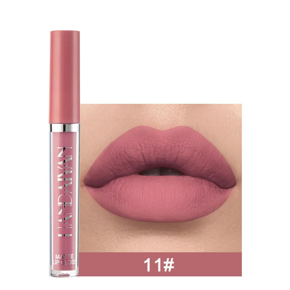 HANDAIYAN matte non-stick cup lip gloss in 2.5ml liquid lipstick format