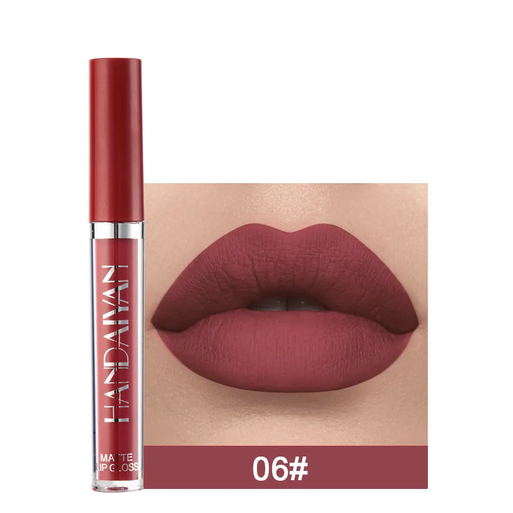 HANDAIYAN matte non-stick cup lip gloss in 2.5ml liquid lipstick format