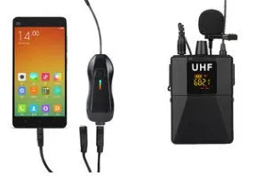 Black Little Bee X3 model wireless lavalier microphone clipped to clothing.
