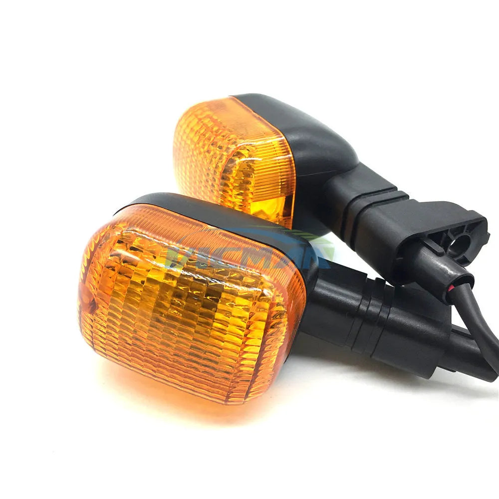 BWS100 motorcycle turn signal light for BWS series, shown in soot, transparent or yellow with headlight or rear light style options
