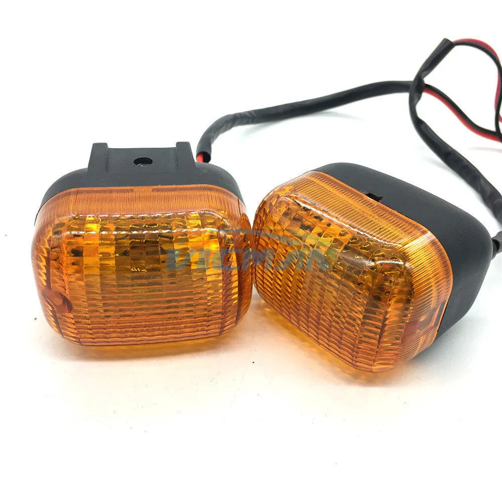 BWS100 motorcycle turn signal light for BWS series, shown in soot, transparent or yellow with headlight or rear light style options