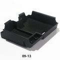 Forx center console organizer tray for Range Rover Evoque armrest, ABS plastic storage box, black