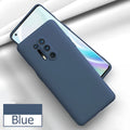 Soft PU leather back cover phone case for OnePlus 8 Pro in black, blue, green, grey or red