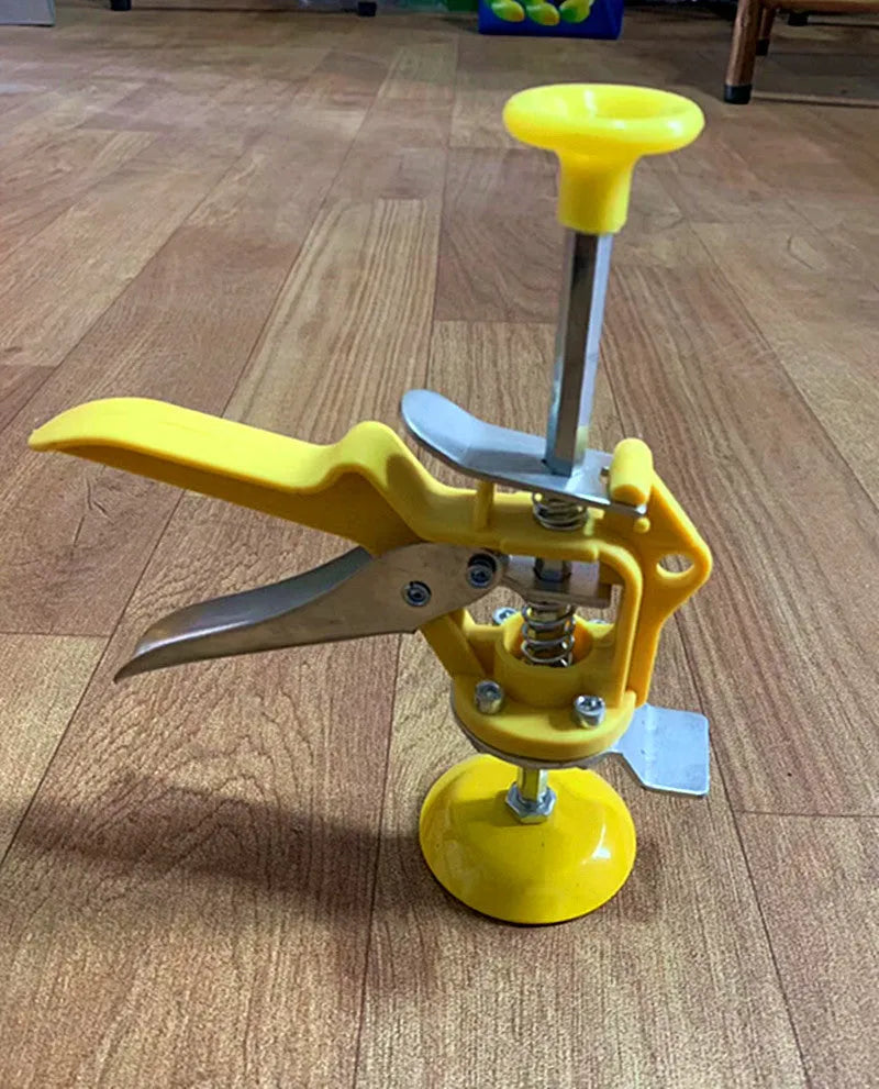 Adjustable tile raising positioner with metal alloy construction and electroplated finish