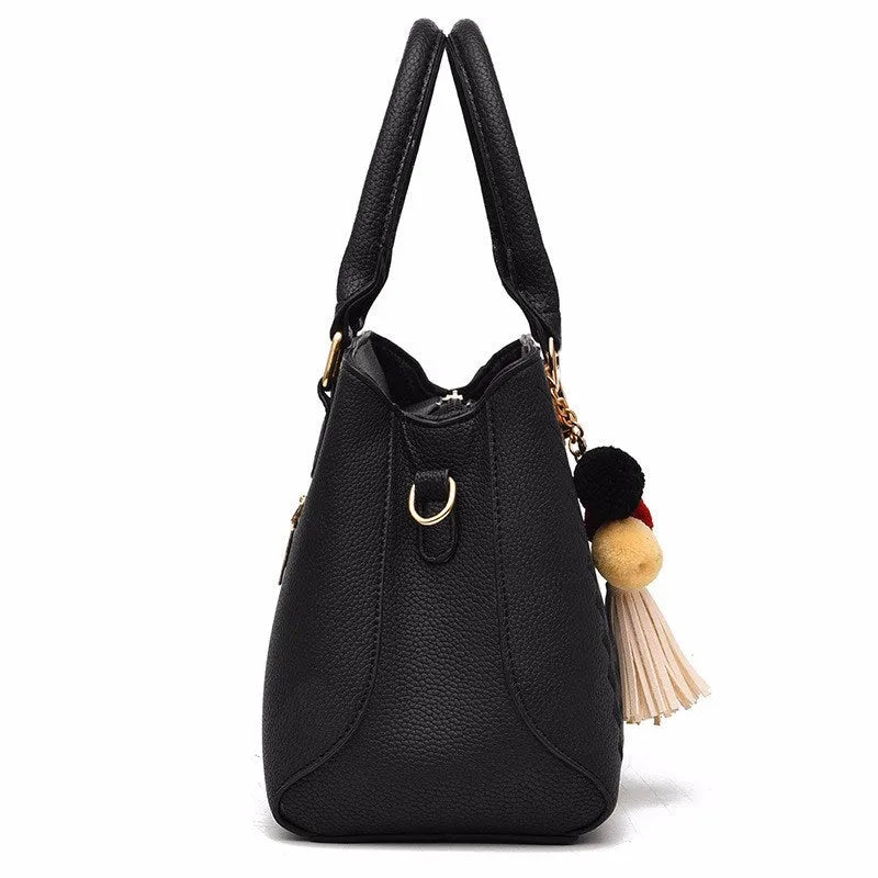 Ladies hand bag crossbody luxury handbag PU leather zipper closure multicolour black grey khaki purple royal blue wine red