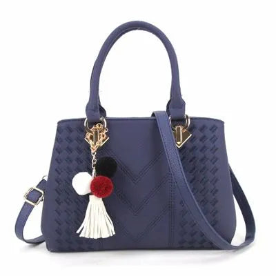 Ladies hand bag crossbody luxury handbag PU leather zipper closure multicolour black grey khaki purple royal blue wine red