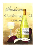 DIY digital painting kit with apple and chardonnay pattern on linen canvas, includes brushes and paints.