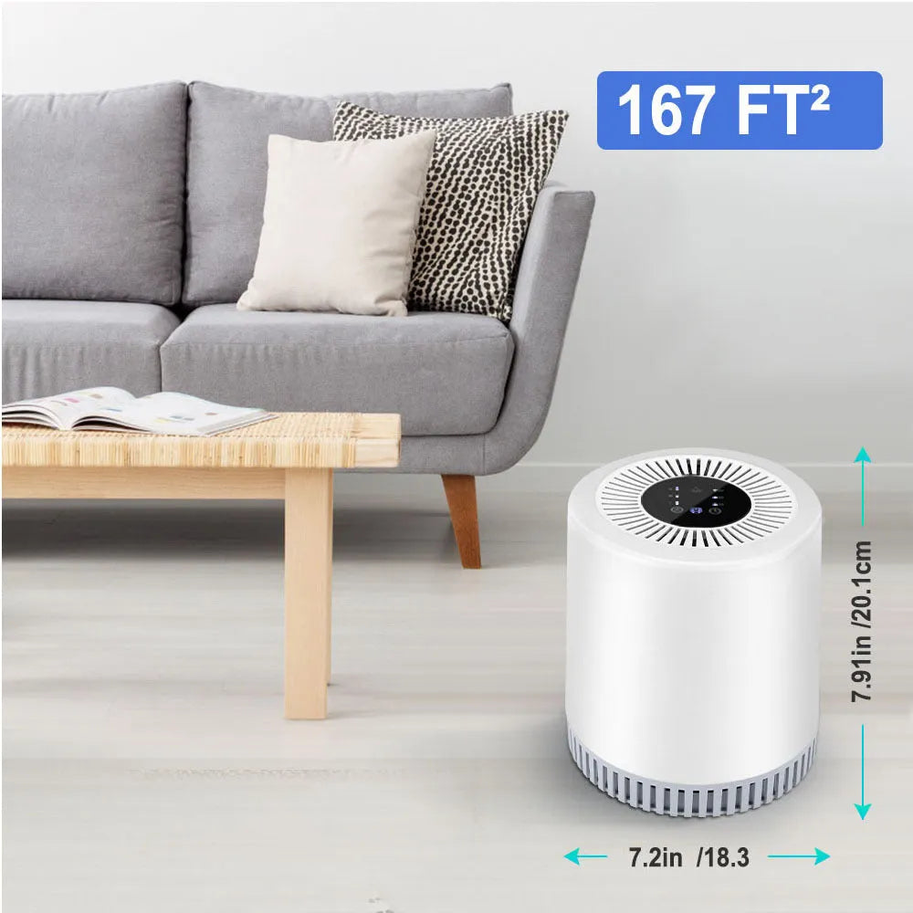 White air purifier replacement filter cartridge with international power plug adaptors