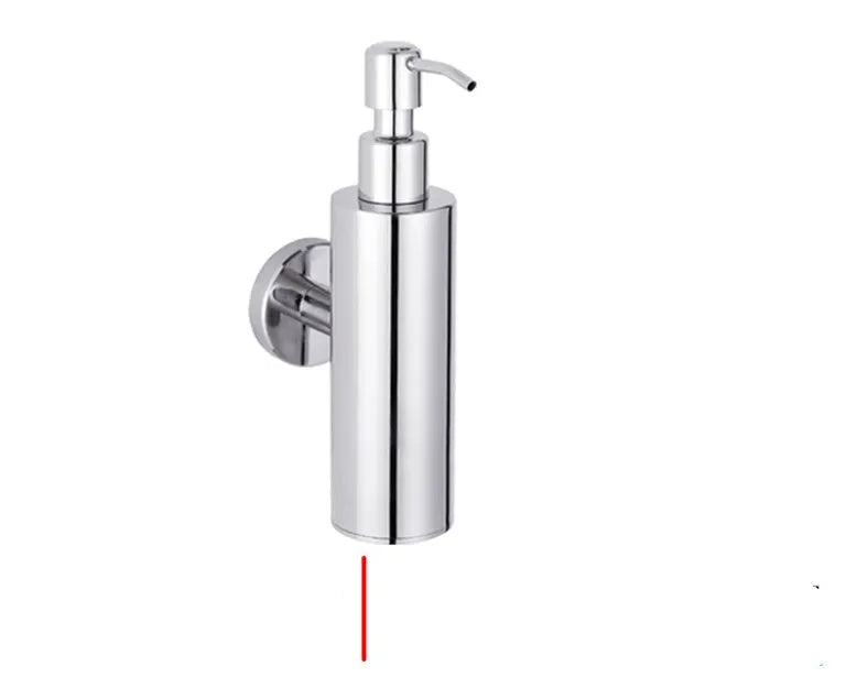 304 stainless steel wall-mounted bathroom pendant lotion bottle with manual dispenser